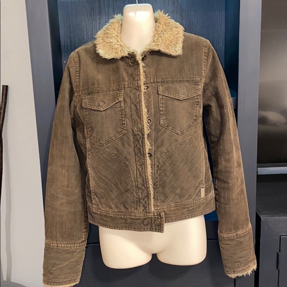 American Eagle Outfitters Jackets & Blazers - American Eagle Brown Corduroy Jacket Size XS